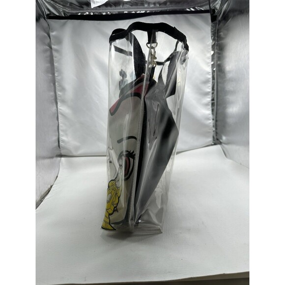 Disney Princess Belle Beauty & Beast Clear Tote w/ Removable Pouch Bag Classics - Picture 3 of 16